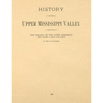 History of the upper Mississippi Valley