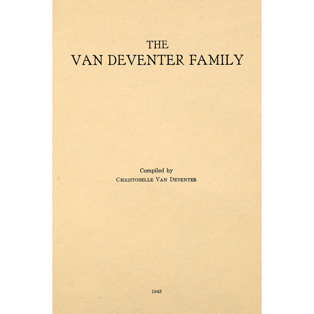 The Van Deventer Family