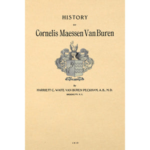 History of Cornelis Maessen Van Buren