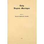 Early Virginia Marriages