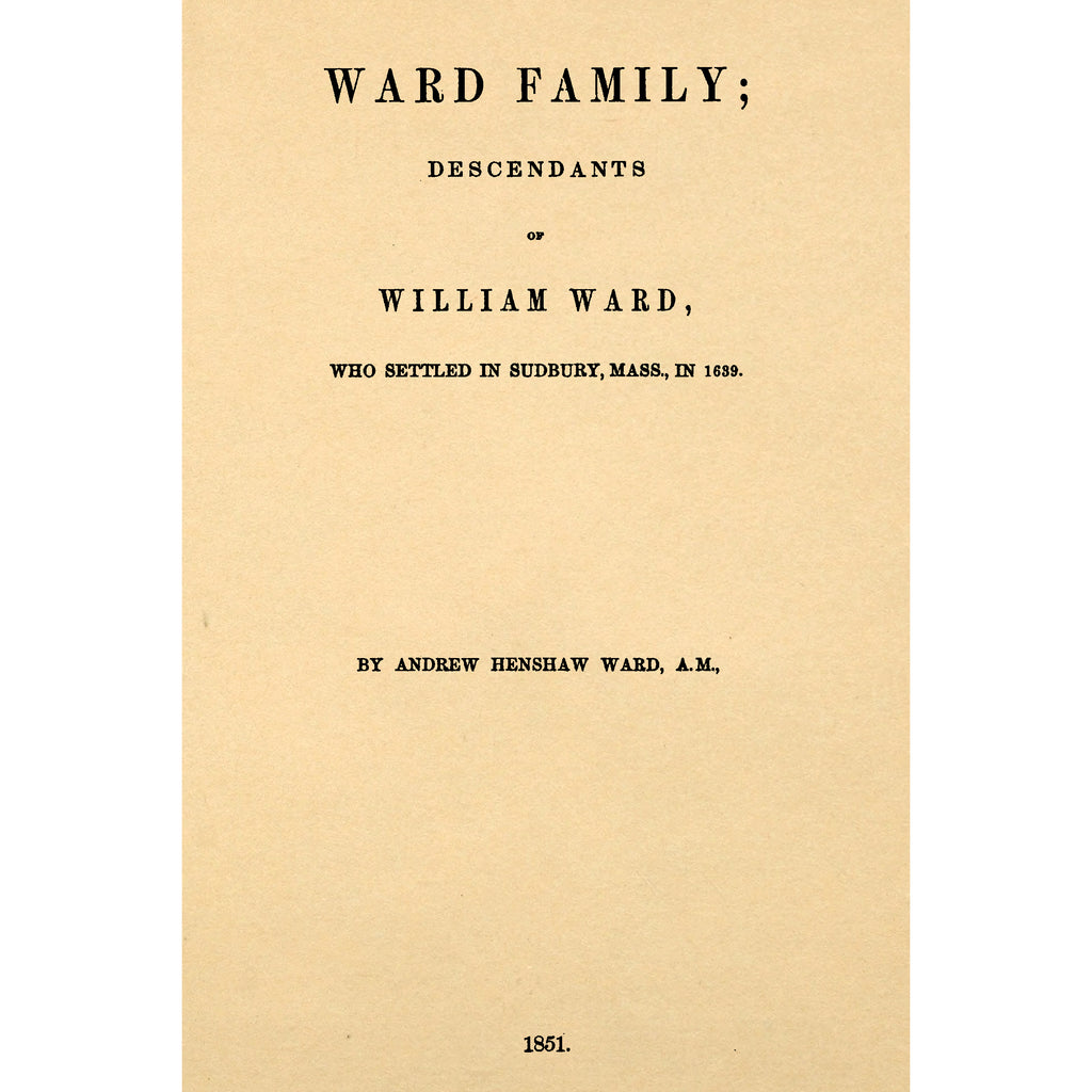 Ward Family;