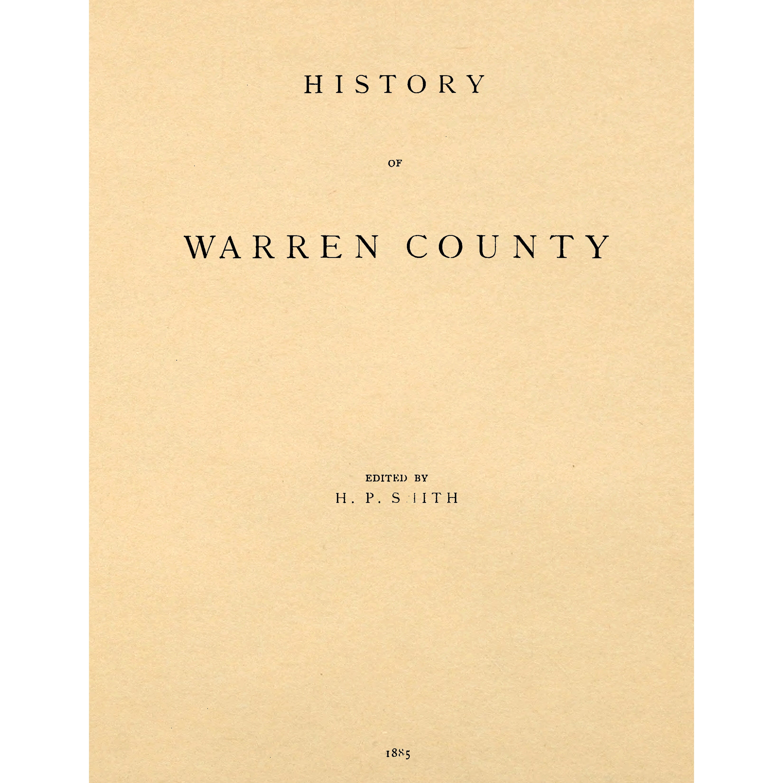 History of Warren County [New York],