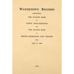 Watertown records