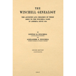 The Winchell Genealogy;