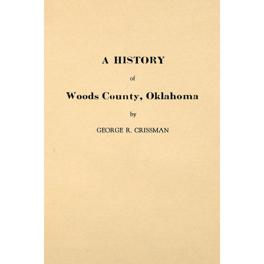 History Of Woods County Oklahoma