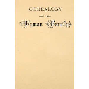 Genealogy of the Wyman Family