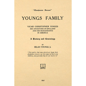 Youngs family : Vicar Christopher Yonges